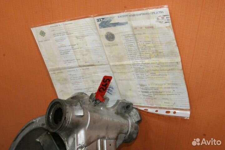 Рама с документами Kawasaki ZZR250