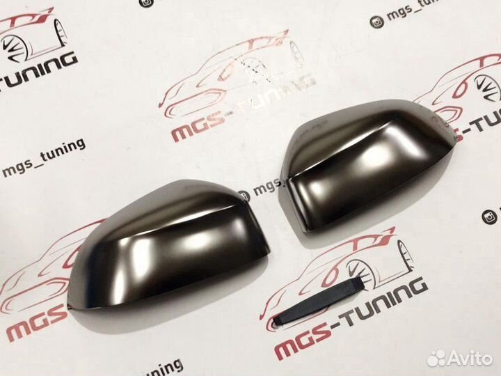 Крышки зеркал М40d на X4 G02 Матовый алюминий