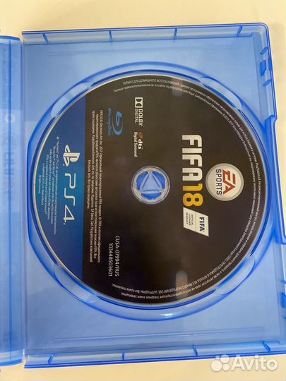 Диск на PS4 Fifa 18