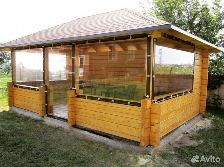 Мягкие окна для веранды