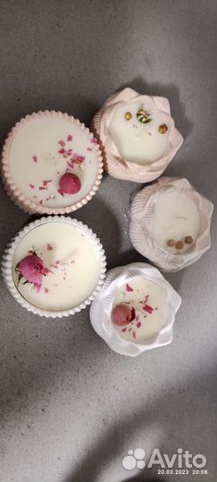 Свечи из натурального соевого воска