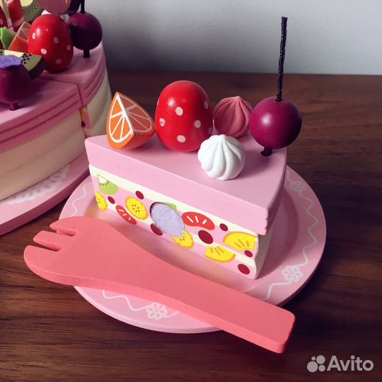 Детский деревянный торт