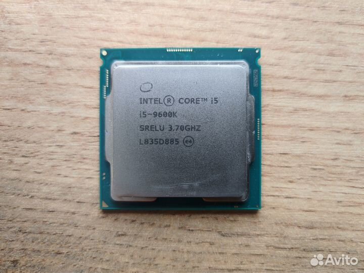 Процессор Intel core i5 9600k