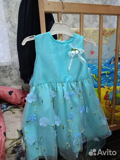 Платье для девочки 86