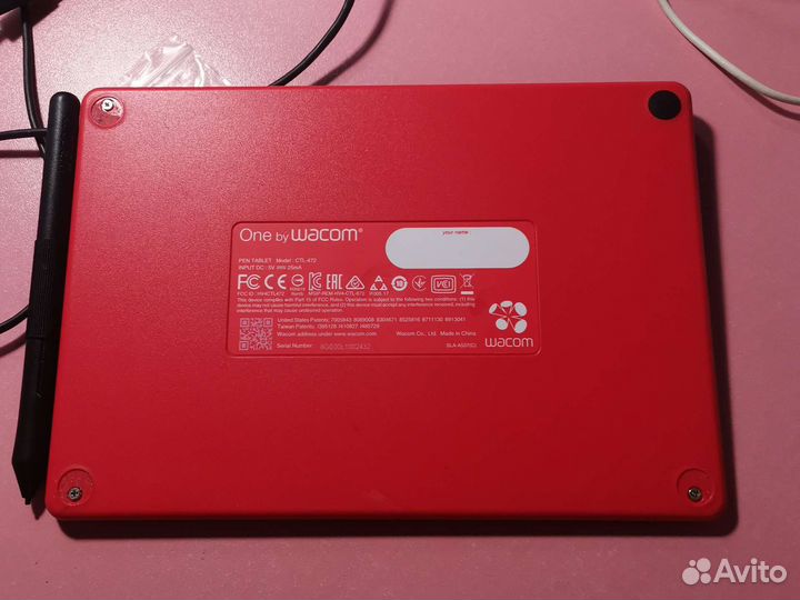 Графический планшет wacom one small (CTL-472-N)