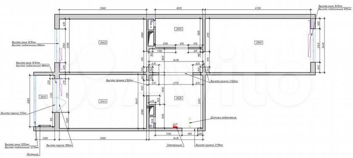 2-к. квартира, 85,3 м², 12/17 эт.