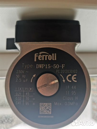 Насос циркуляционный koreastar, ferolli DWP15-50-F