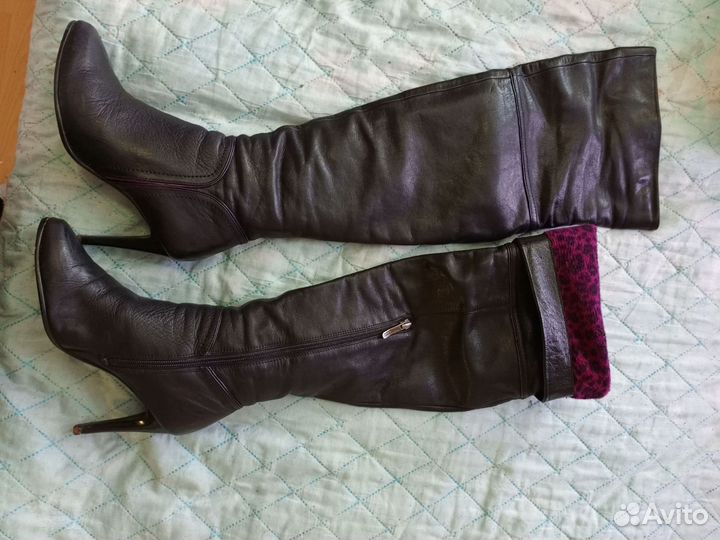 Сапоги женские 38-39 размер б/у