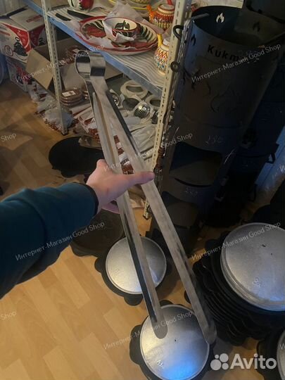 Щипцы для мяса большие