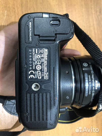 Зеркальный фотоаппарат nikon d40