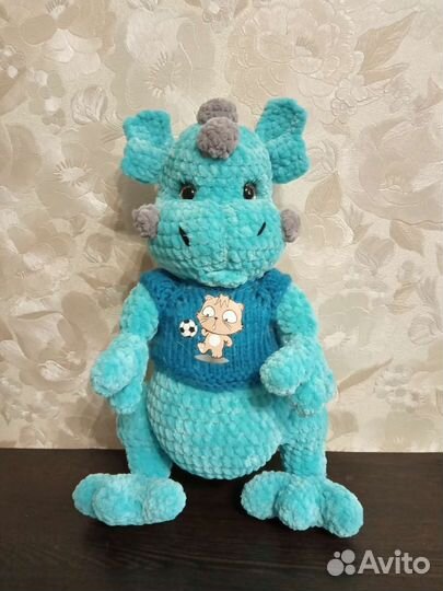 Вязаный дракончик