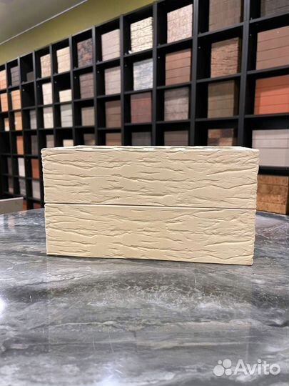 Кирпич облицовочный пшеничное лето гладкий Керма