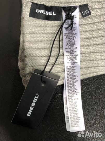 Шапка Diesel grey, оригинал, Италия