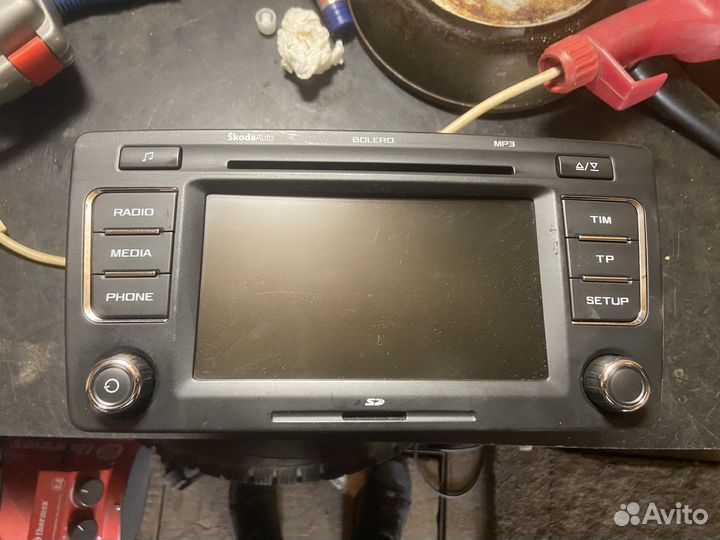 Магнитола Bolero Blaupunkt Skoda Octavia RS