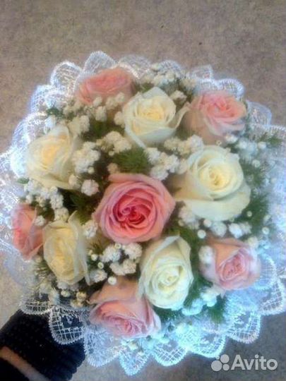 Цветы розы букет