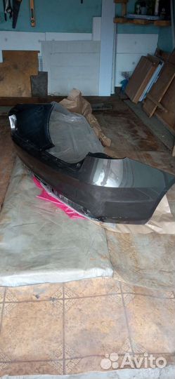 Задний бампер на LADA vesta седан