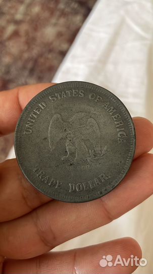 Монета доллар 1878 года
