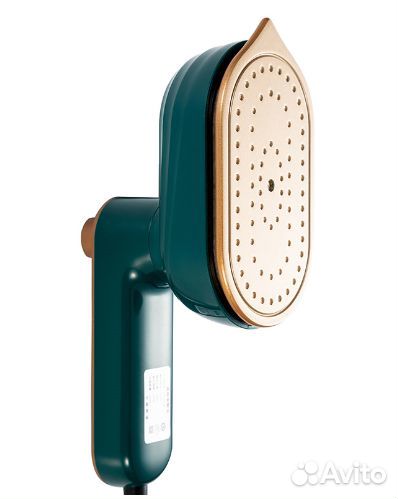 Пароочиститель портативный утюг, зеленый