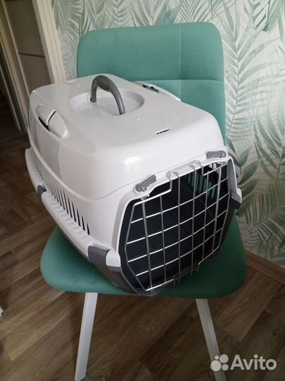 Переноска для кошек пластиковая