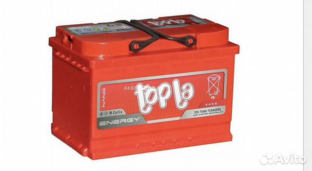 Аккумулятор topla energy 75Ач