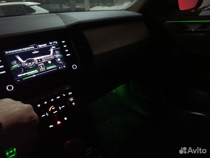 Комплект RGB подсветки пространства ног Skoda, VW