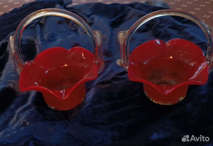 Хрустальная конфетница СССР