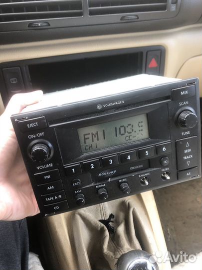 Магнитола 2din passat b5