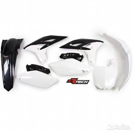Комплект пластика R-Tech Yamaha YZ250F 10-13 (R-kityzf-BN1-510) черный/белый