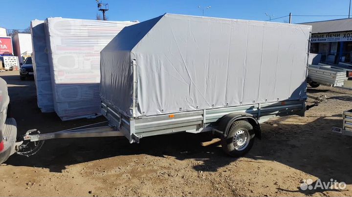 Прицеп с тентом аэро 150 см для снаряжения