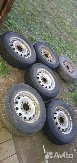 Зимние колеса в сборе шевроле нива 6шт