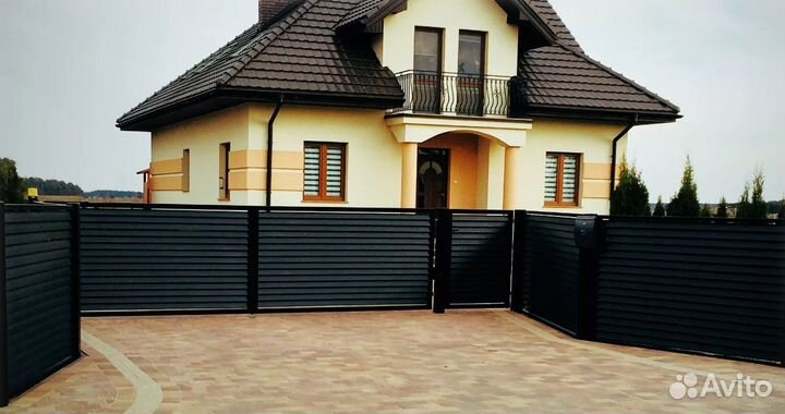 Забор из профлиста цена за метр быстро