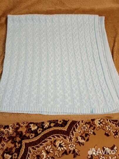 Плед детский вязаный