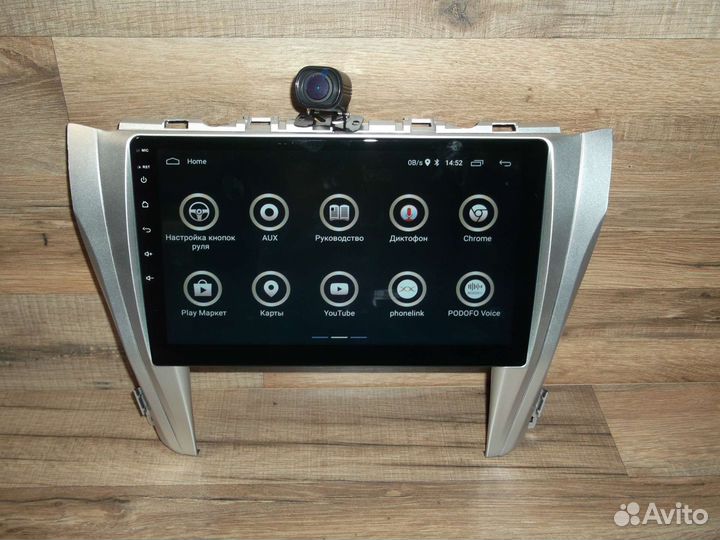 Магнитола Toyota Camry 55 Android с камерой