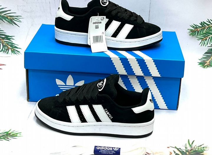 Кроссовки Adidas Campus 00s Black Люкс