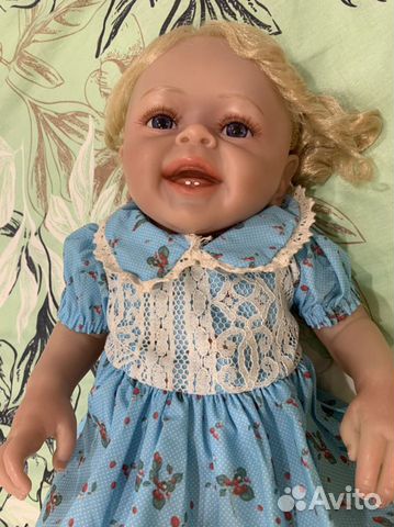 Кукла Реборн силиконовая девочка 50 см объявление продам