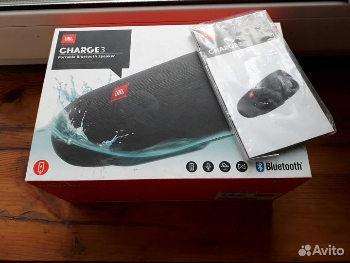 Коробка с инструкцией jbl charge 3
