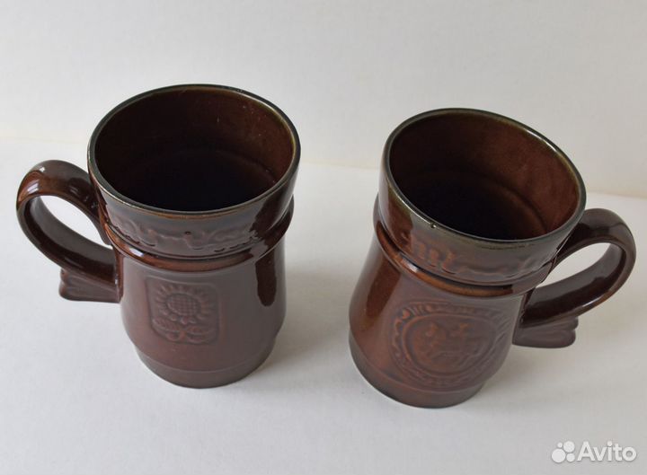 Две латвийские пивные кружки