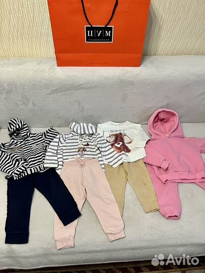 Пакет одежды на девочку 86
