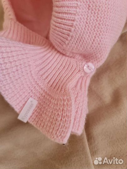 Шапка шлем журавлик демисезон 40-42