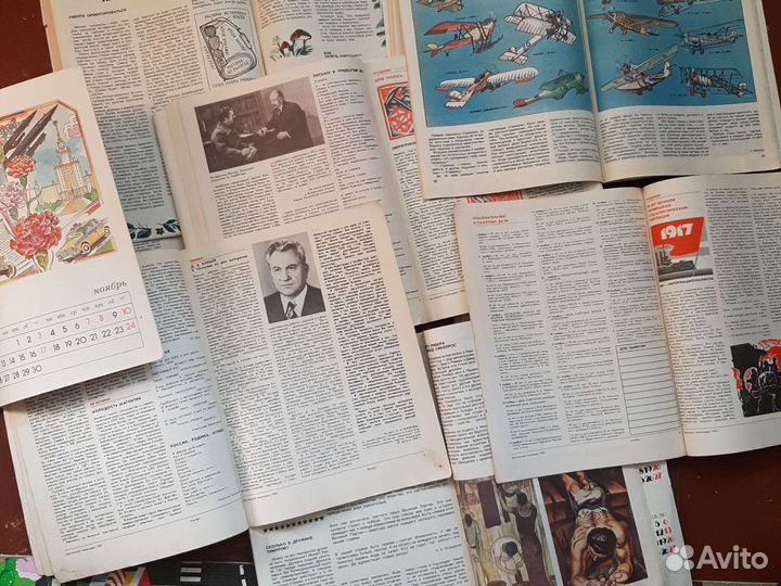 Журналы-календари СССР (настольные и женский)