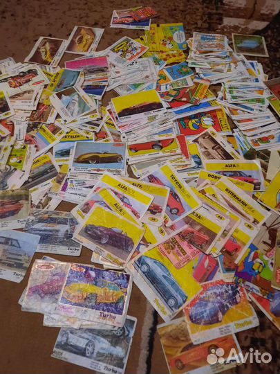 Вкладыши от жвачек 90 х