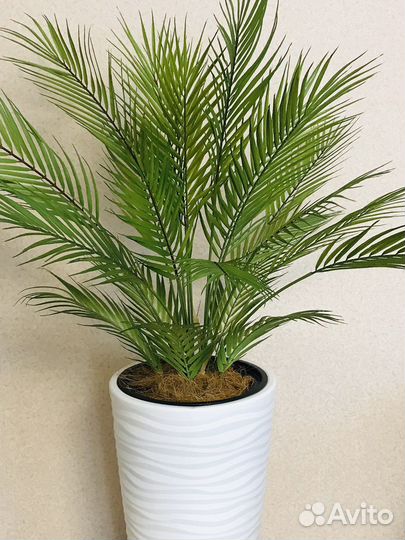Пальма искусственная финиковая в кашпо Икеа