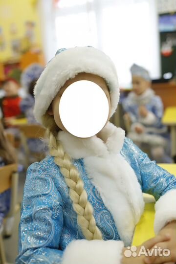 Костюм снегурочки 110-116 прокат