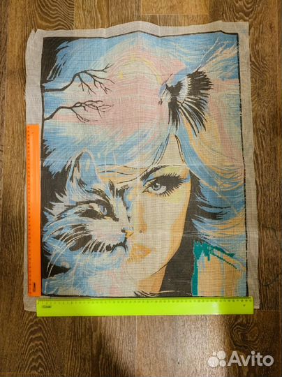 Канва для вышивания с рисунком