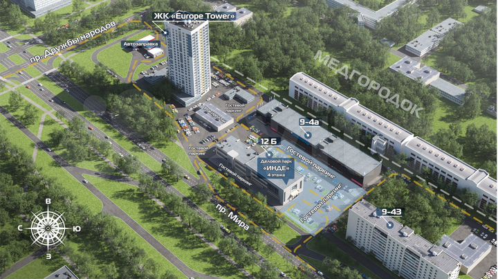 Свободного назначения, 43.7 м²