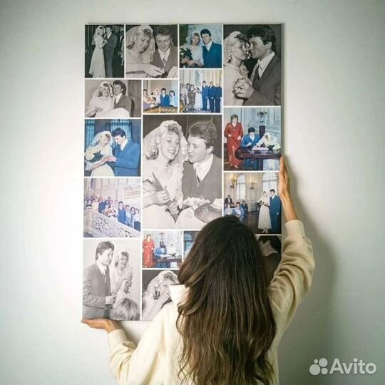 Коллаж на холсте