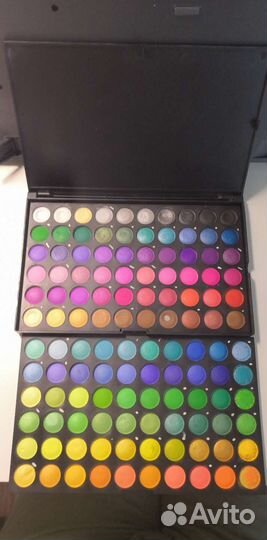 Палитра теней 120 ярких оттенков