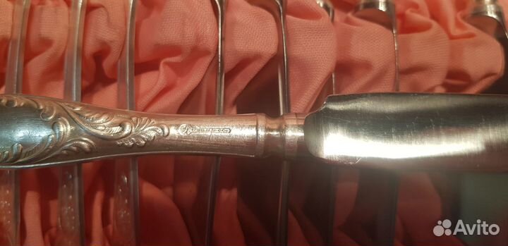 Столовый набор мельхиор