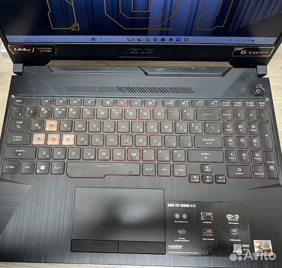 Игровой ноутбук Asus tuf gaming fa506ihr