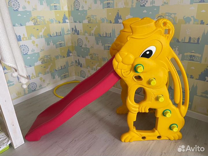 Детская горка пластиковая бу